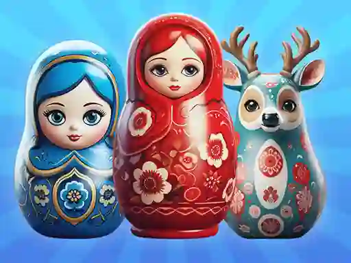 Lojë Sort by Matryoshka Shelves! në internet