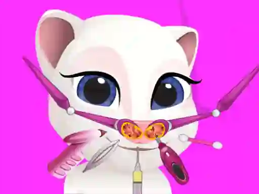 Lojë Little Angela Nose Doctor në internet