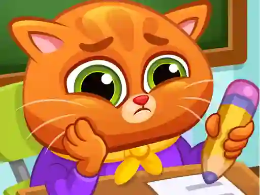 Lojë Lovely Virtual Cat At School në internet