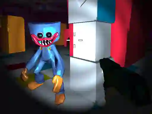 Lojë Poppy Huggy Wuggy Shooter në internet