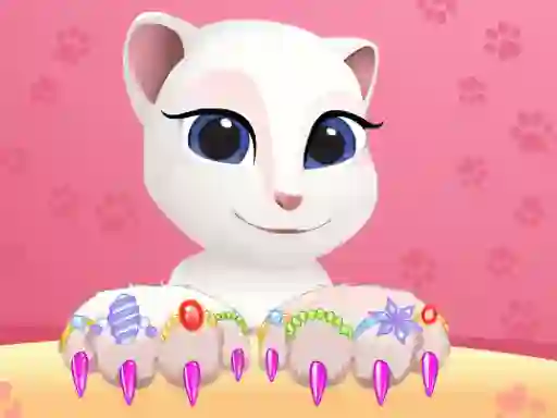 Lojë Talking Tom Angela Great Manicure në internet