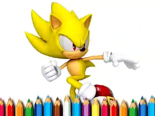 Lojë Sonic Coloring Book në internet