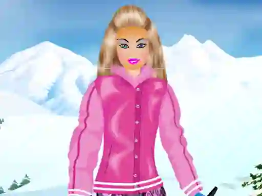 Lojë Barbie Snowboard Dress në internet