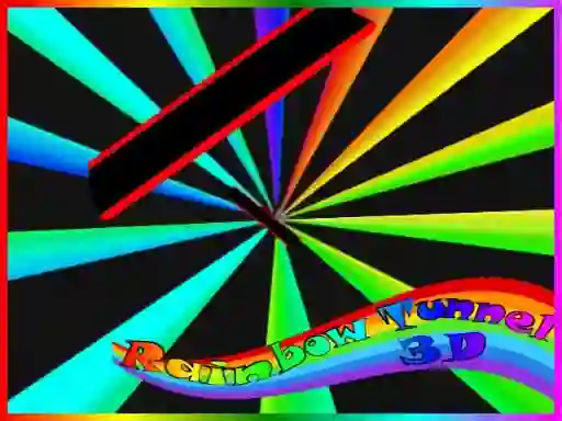 Lojë Rainbow Tunnel 3D në internet