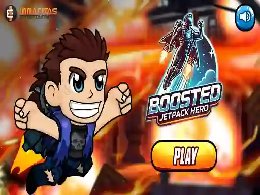 Lojë Boosted Jetpack Hero në internet