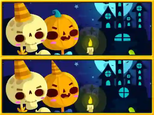 Lojë Find Differences Halloween në internet