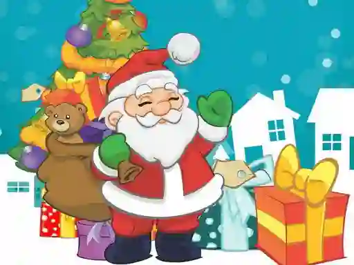 Lojë Santa Claus New Year's Eve në internet