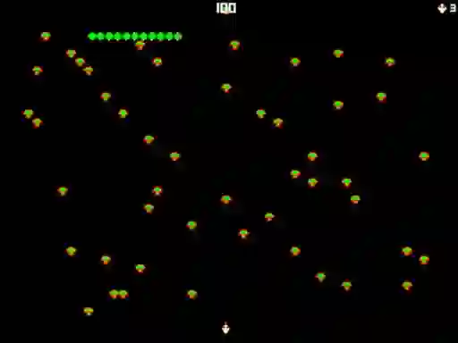 Lojë Centipede Attack 2D në internet