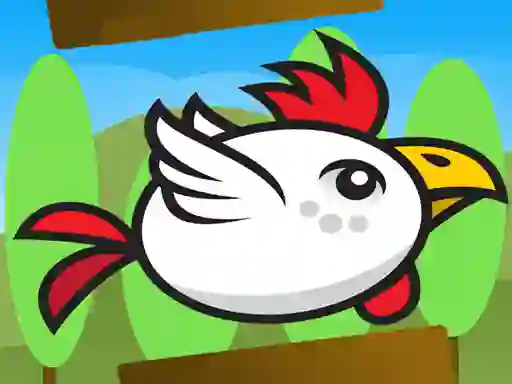 Lojë Angry Flappy Chicken Fly në internet
