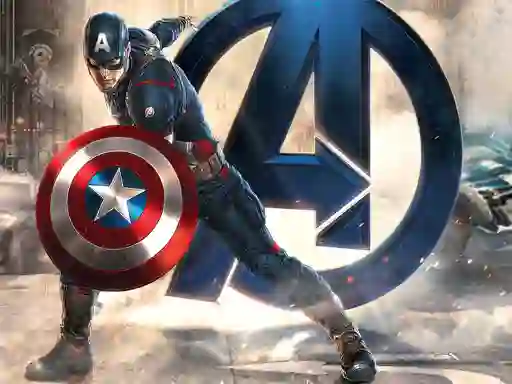Lojë Captain American Jigsaw Puzzle në internet