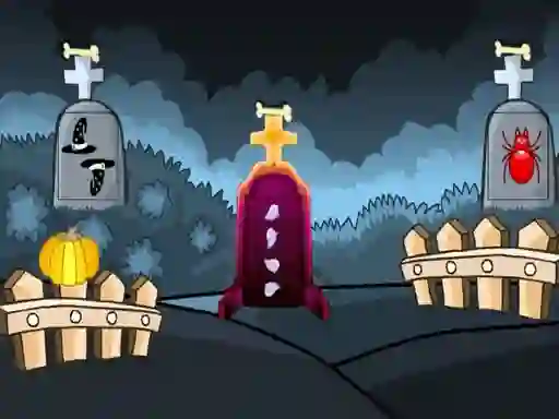 Lojë Halloween Scary Cemetery Escape në internet