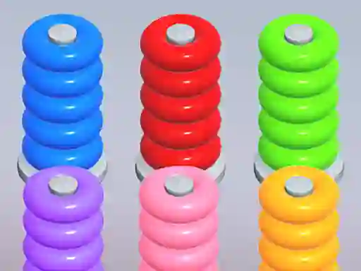 Lojë Color Ring Sort në internet