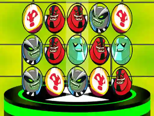 Lojë Ben 10 Match 3 Aliens në internet