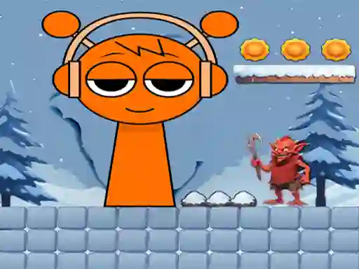 Lojë Super Sprunki Run në internet