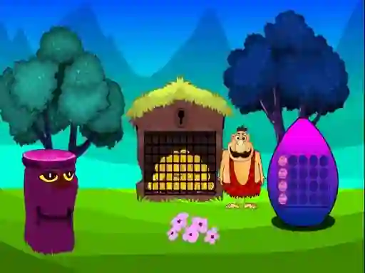 Lojë Caveman Treasure Escape në internet