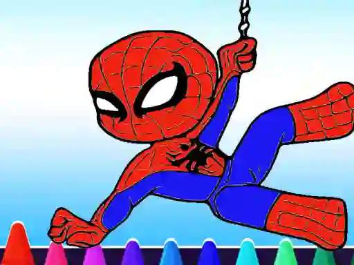 Lojë Spiderman Coloring book në internet