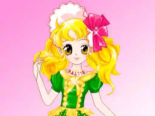 Lojë Anime Girl Dressup në internet
