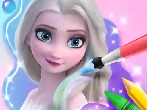 Lojë Coloring Book For Elsa në internet