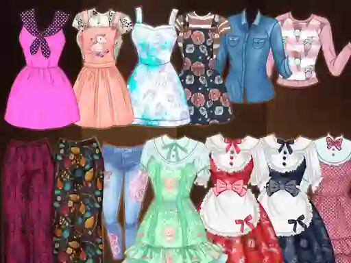 Lojë Kawaii High School Fashion në internet
