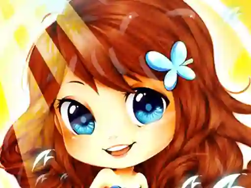 Lojë Fantasy Cinderella Dress Up në internet