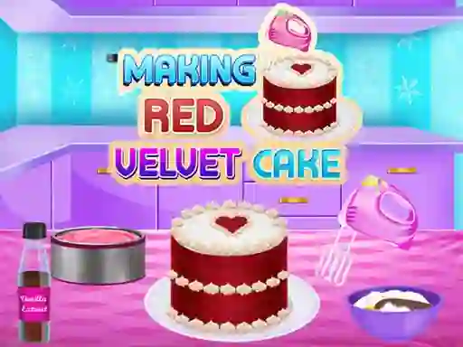 Lojë Making Red Velvet Cake në internet