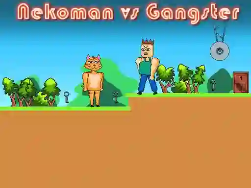Lojë Nekoman vs Gangster në internet