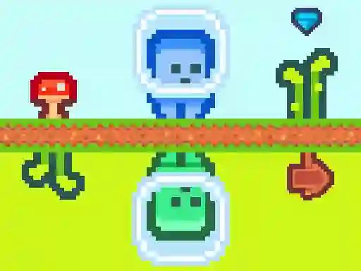 Lojë Two Aliens Adventure në internet