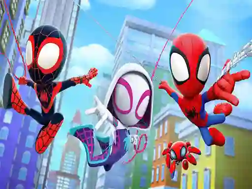 Lojë Spidey and his Amazing Friends Swing Into Action! në internet