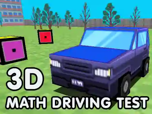 Lojë 3D Math Driving Test në internet