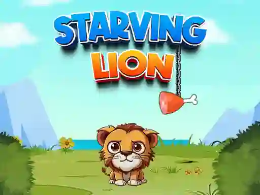 Lojë Starving Lion në internet