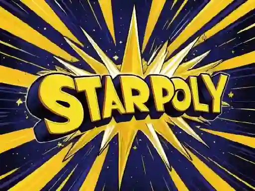 Lojë Star poly në internet