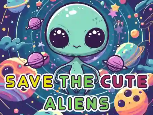 Lojë Save The Cute Aliens në internet