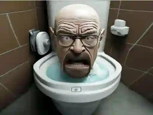 Lojë Funny Skibidi Toilet Face në internet