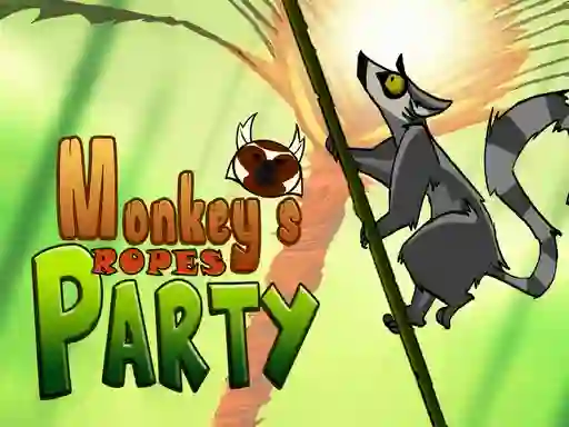 Lojë Monkey's ropes party në internet