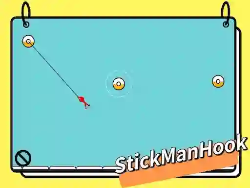Lojë StickMan Hook në internet