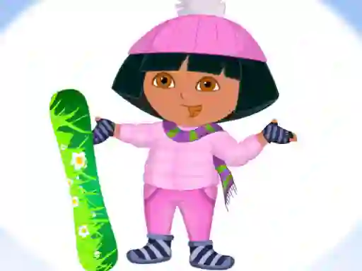 Lojë Dora Ski Winter Dressup në internet