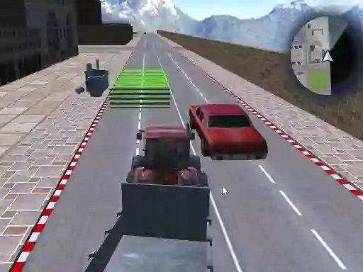 Lojë Tractor Driving Garbage collect në internet