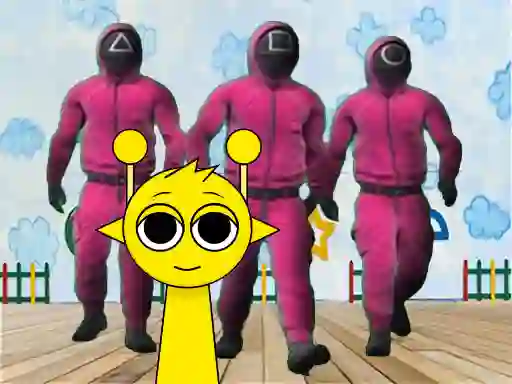 Lojë Sprunki in Squid Game Chamber në internet
