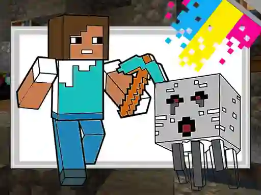 Lojë Minecraft Coloring Pages në internet