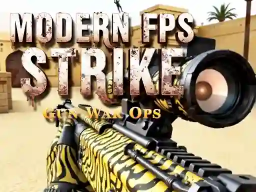 Lojë Modern FPS Strike Gun War Ops në internet