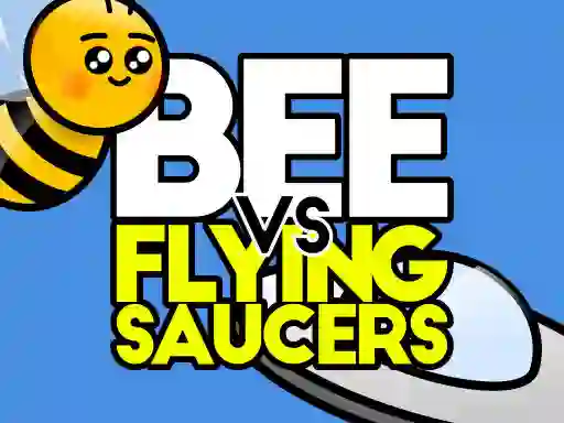 Lojë Bee vs flying saucers në internet