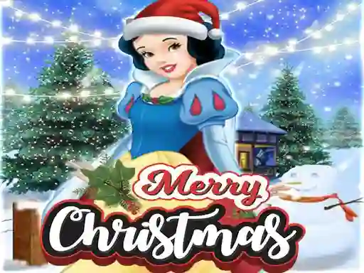 Lojë Snow White Xmas DressUp në internet