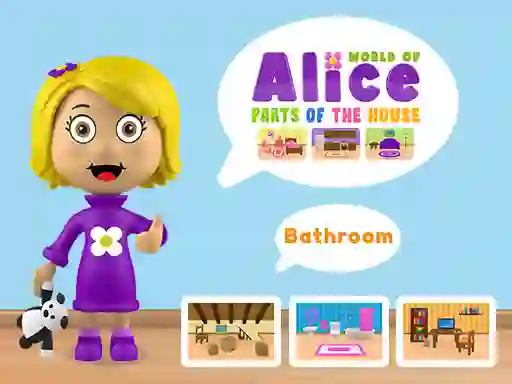 Lojë World of Alice Parts of the House në internet