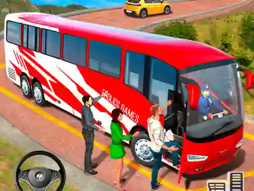 Lojë Modern Bus Simulator New Parking Games në internet