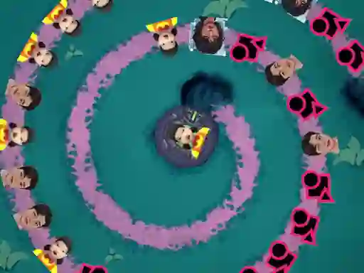 Lojë Squid Game Bubble Shooter në internet