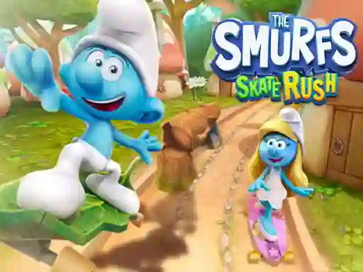 Lojë The Smufrs Skate Rush në internet