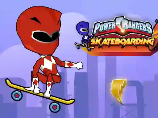 Lojë Power Rangers Skateboading në internet