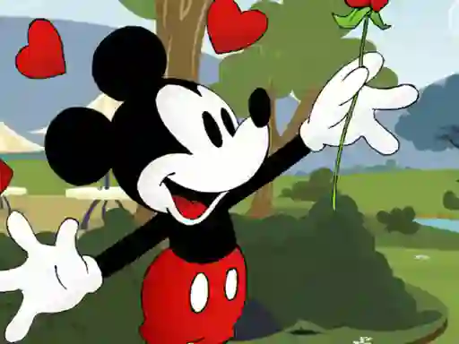Lojë Mickey Mouse Slide në internet