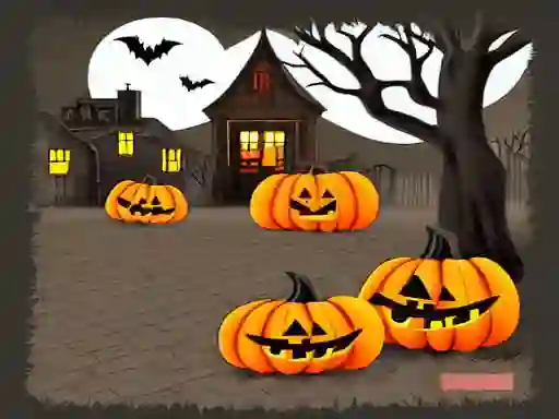 Lojë Haunted Halloween Hidden Object në internet