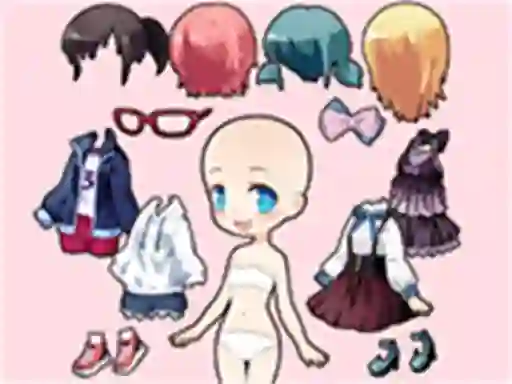 Lojë Chibi Anime Princess Doll në internet